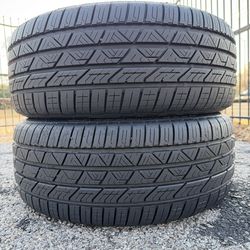 (2) 215/45/17 RoadHugger Used Tires