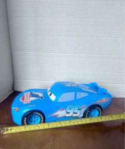 Disney Pixar Cars Storming Lightning McQueen approx 11” long talks