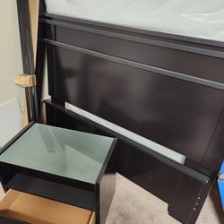 Bed And Nightstand 