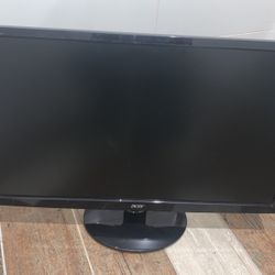 Computer Monitor, Keyboard & Mouse Set.