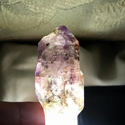 Amethyst Super 7 Rutilated Rare gemstone Scepter
