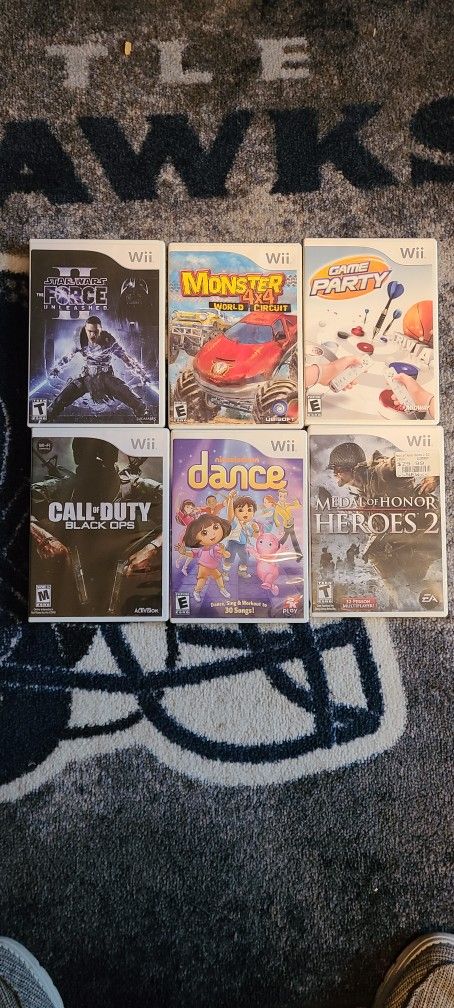 Nintendo Wii Games 15 Each