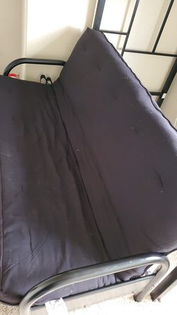 Futon bed and mattress