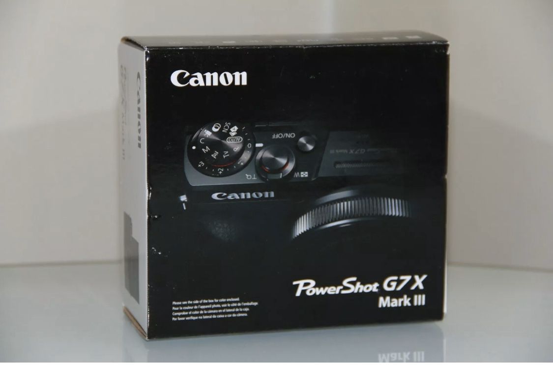 NEW SEALED Canon PowerShot G7 X Mark III - 20.1MP Point & Shoot Digital Camera