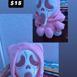 Scream pink plush