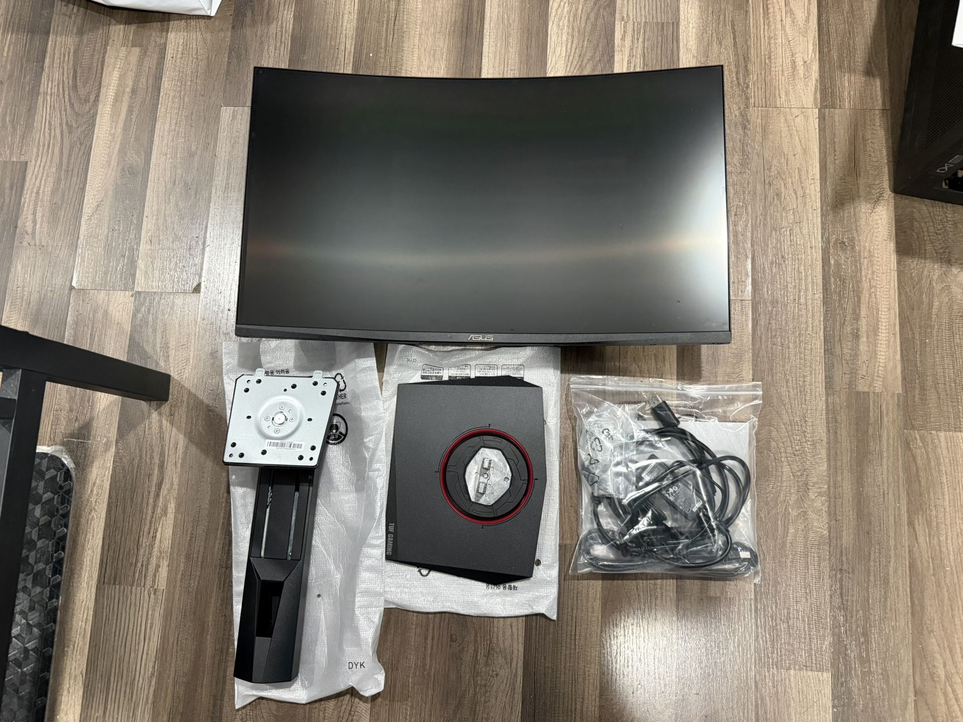 ASUS 27” 1080P TUF Gaming Curved HDR Monitor (VG27VQM) - Full HD, 240Hz, 1ms, Height Adjustable, Black