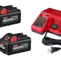 Milwaukee M18 18-Volt Lithium-Ion High Output Starter Kit with Two 6.0 Ah Battery and Charger