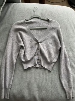 Grey cardigan 