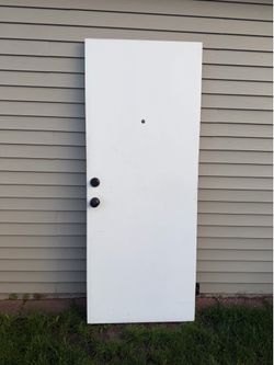 32" X 80" Steel Entry Door
