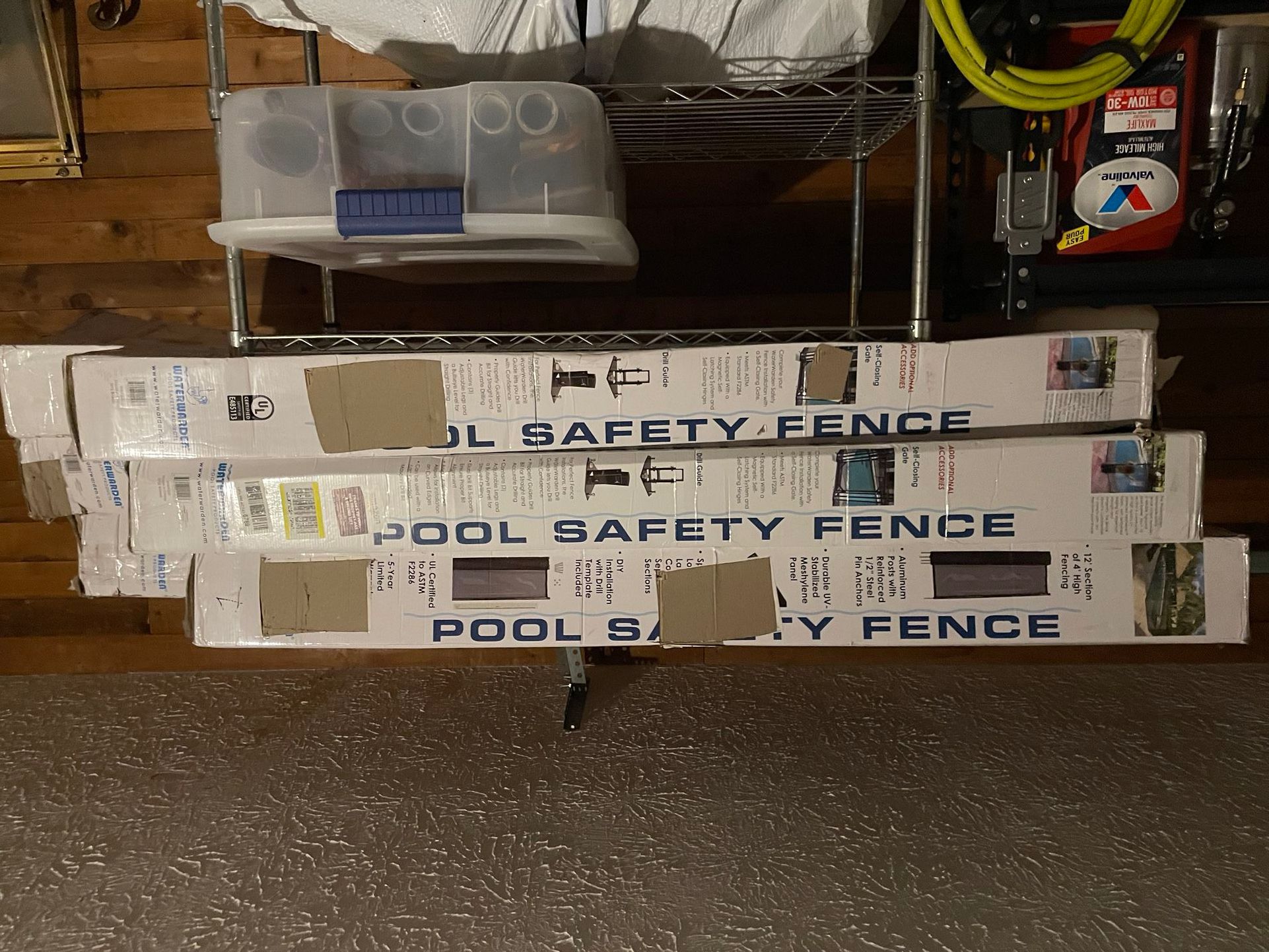 6- 4’x12’ Pool Safety Fence By Water Warden 