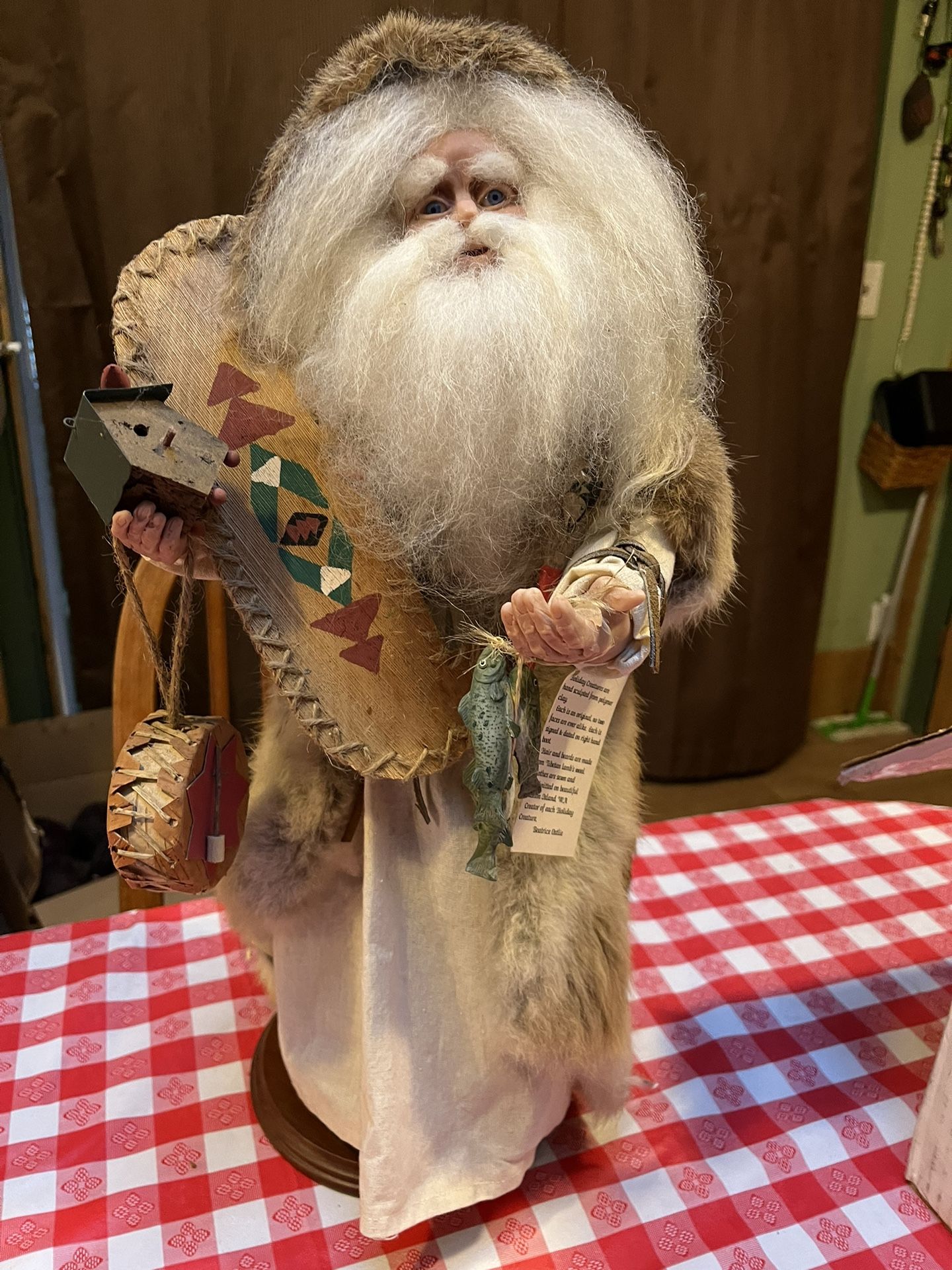 Hand Made 20” Tall Holiday Creature By Beatrice Ostlie