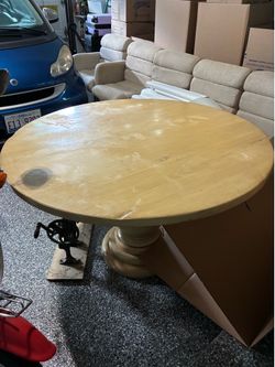 Real wood table