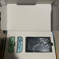 Nintendo switch animal crossing + pro controller