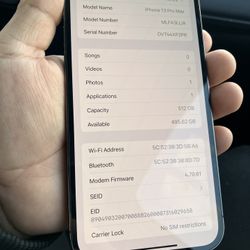 iPhone 13 Pro Max - Unlocked 512gb  