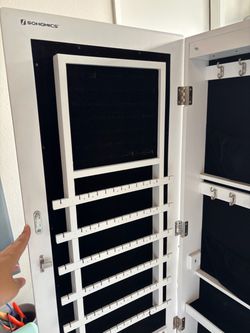 Mirror Jewelry Stand Cabinet