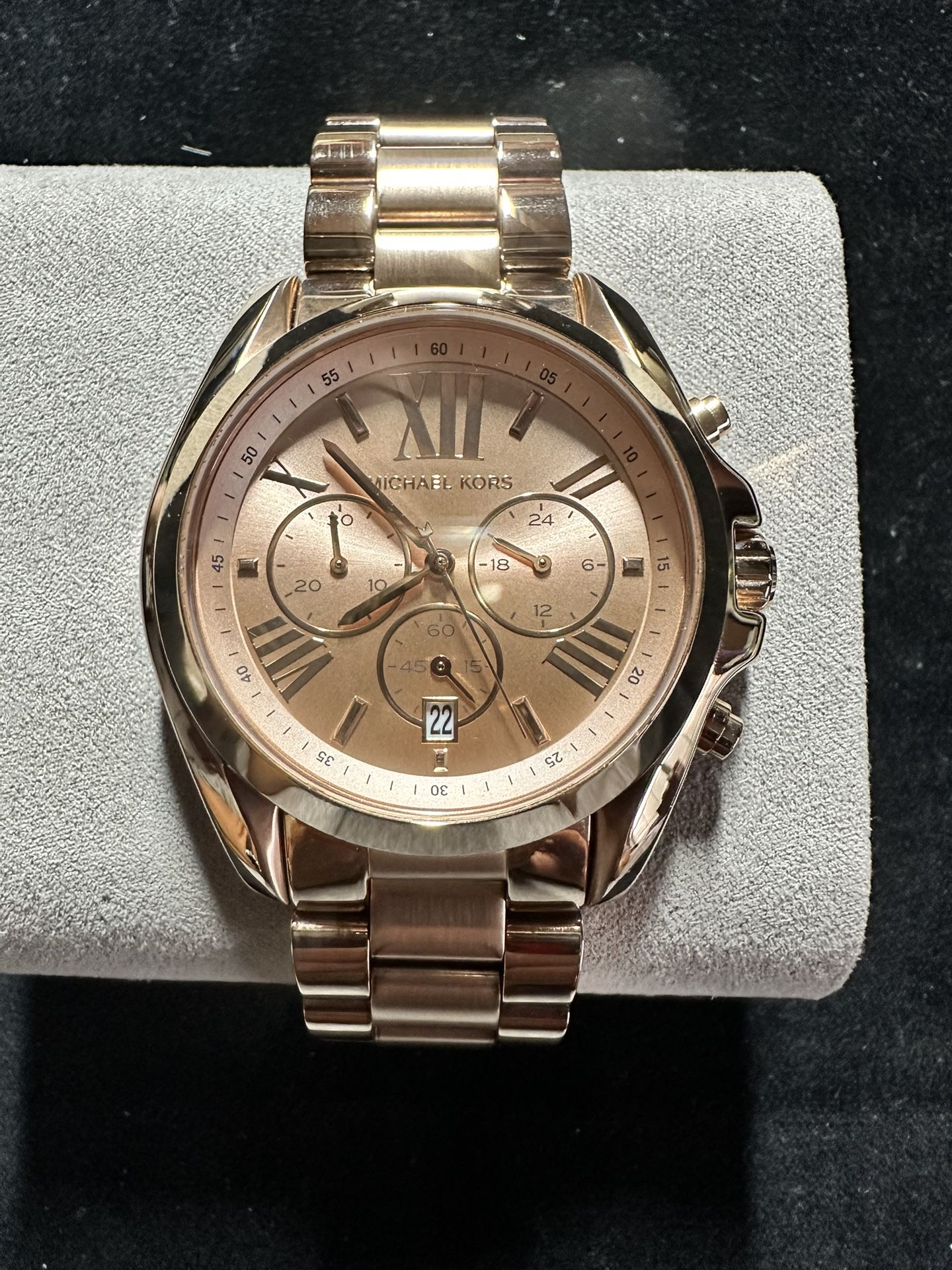 Michael Kors Rose Gold Chronograph Watch