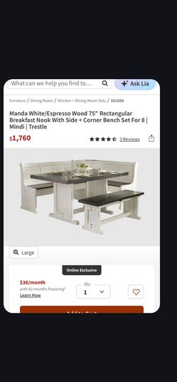 Table and sectional