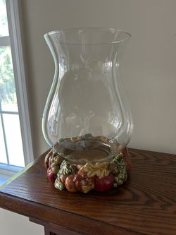 Fall Hurricane Lamp