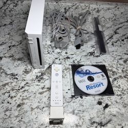 Nintendo wii with Wii sports resort