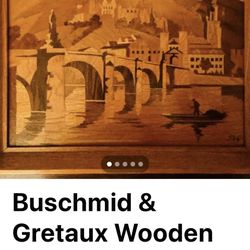 Buschmid and Gretaux Wooden Inlay