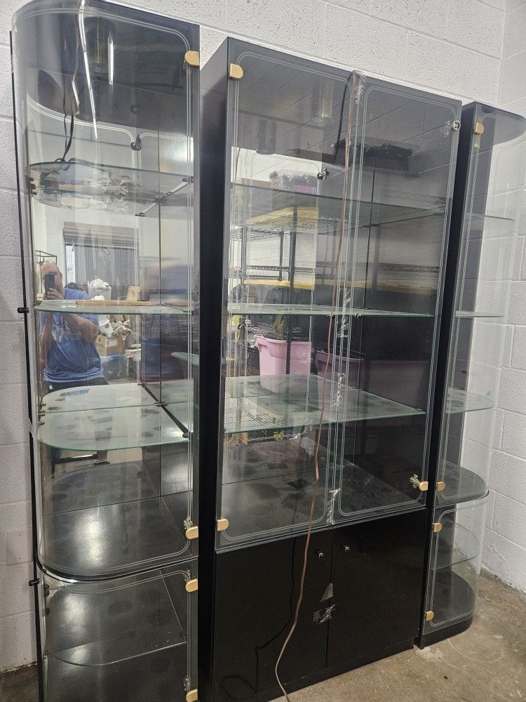 3 Section Curio Cabinet 