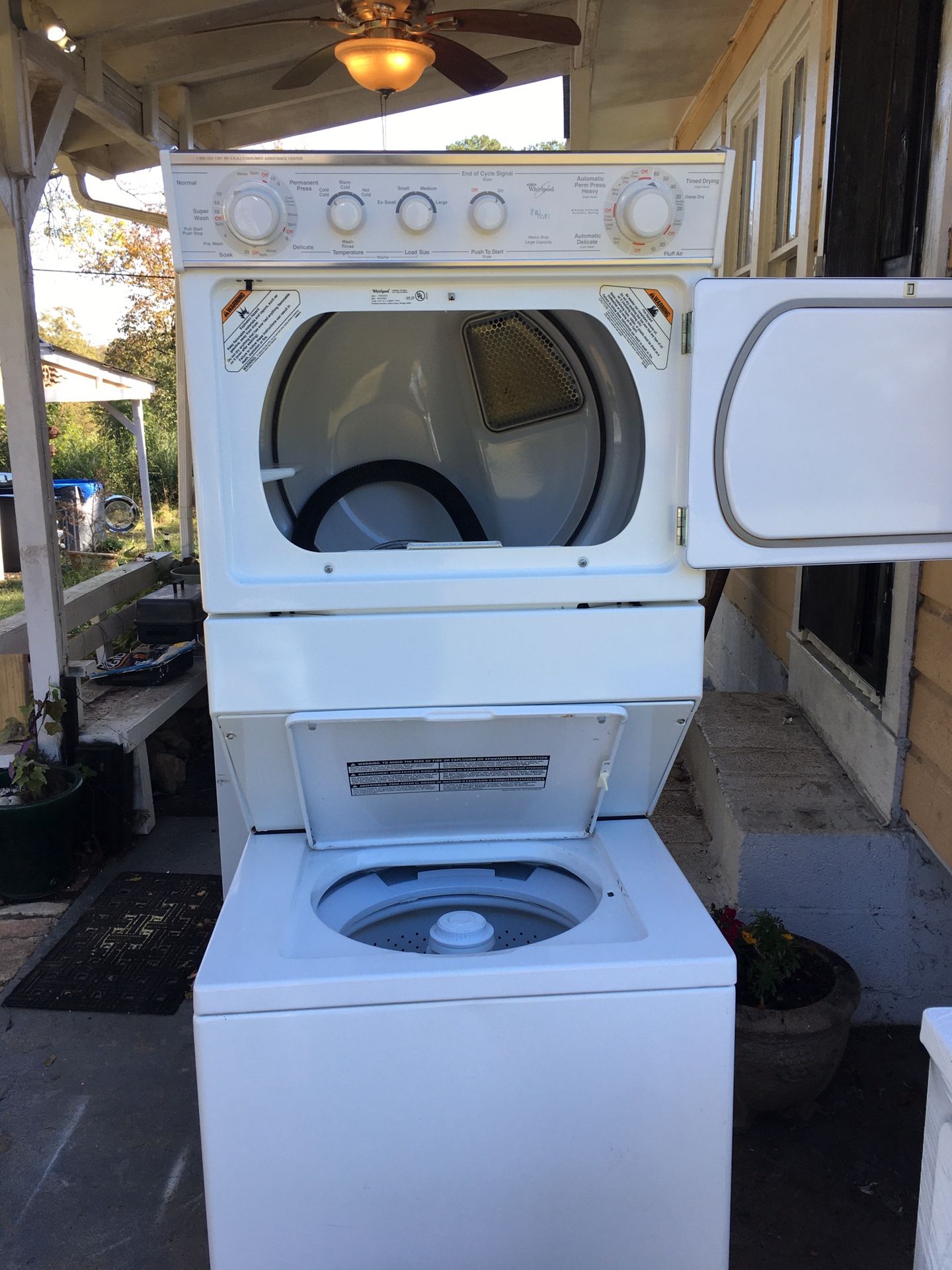 Whirlpool THIN TWIN Stacking Washer / Dryer