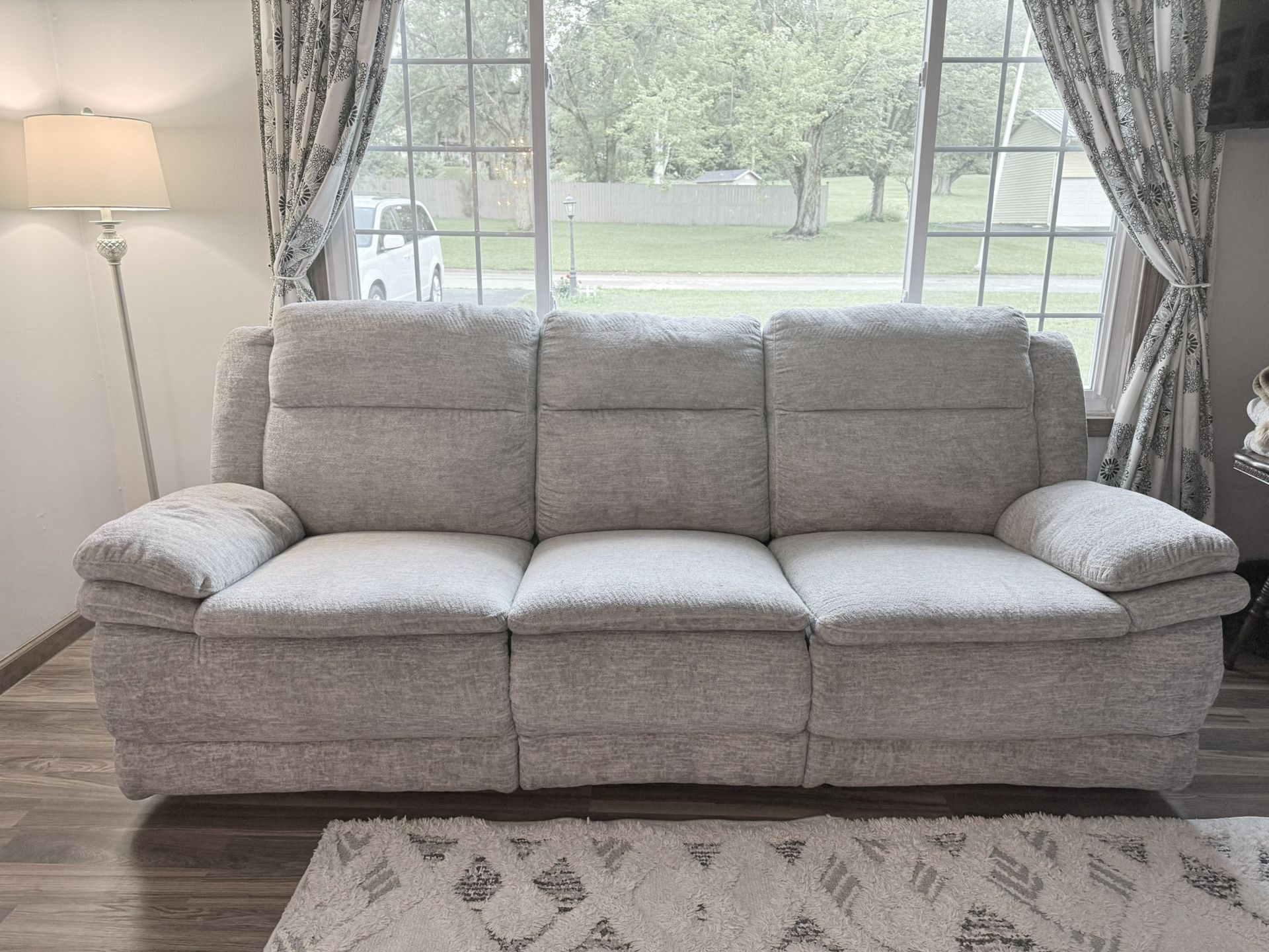 Couches, Living Room Furniture Set, Reclining Love Seat and Couch with Chair
