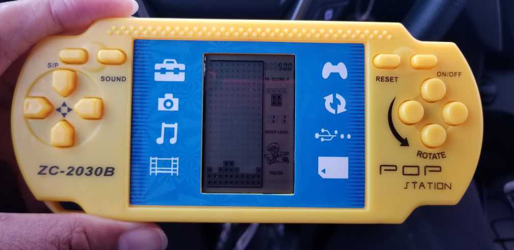 Classic Tetris Mini Handheld POP Game Machine