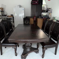 Dining Table 8 Chairs 