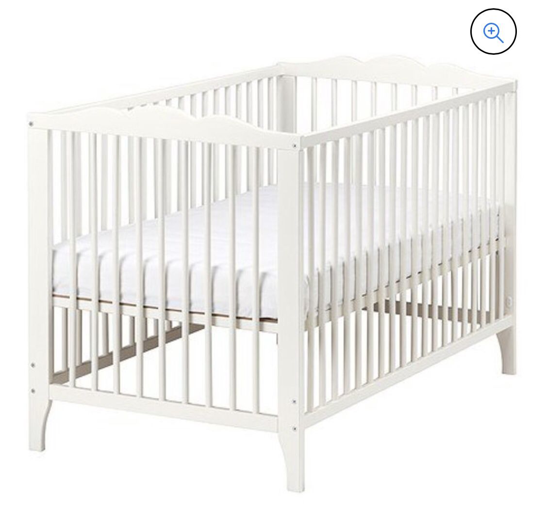 Ikea White Crib