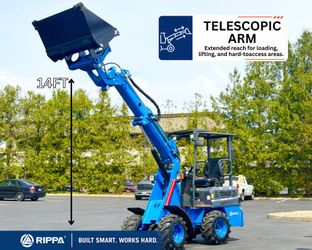 Rippa RL06 telescopic wheel loader | Kubota diesel