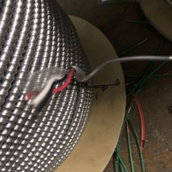 12/3 Mc 1000 PiesCon Tierra De Aluminio 