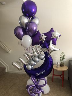 Crescent Balloons Bouquet