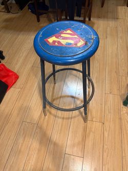Superman Vintage Stool Mancave Dream