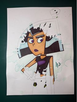 Danny Phantom Sam Manson Splash Art