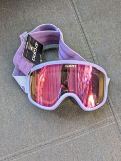 New Giro Cruz Ski Snowboard Goggles – Lilac / Pink Lens – Adult