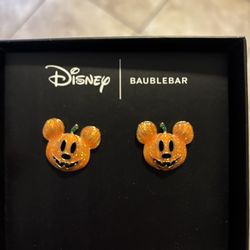Mickey pumpkin Earrings 