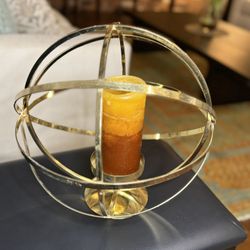 ✨ ZGallerie Gold Orb Candle Holder – Modern Elegance ✨