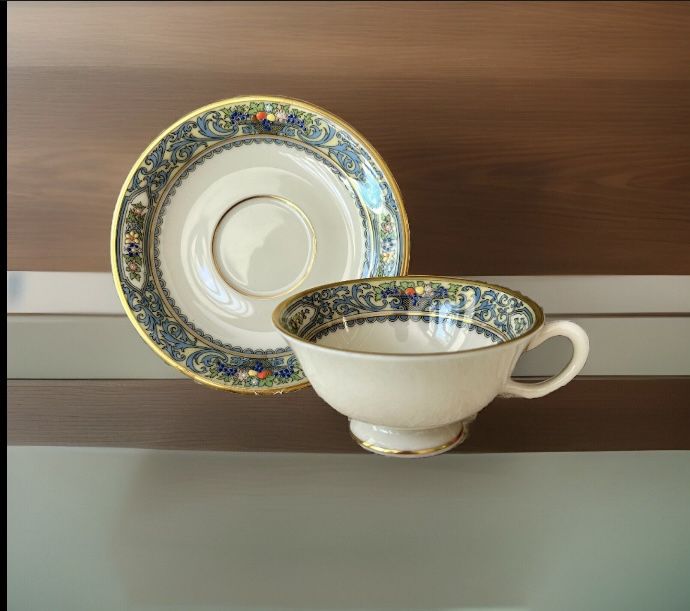 Collectible Lenox Autumn Cup and Saucer Set