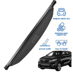Cargo Cover For Kia Sorento 2016-2020 Rear Trunk Shielding Luggage Privacy Shade