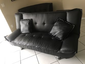 Black sofa bed