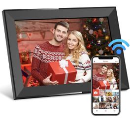 Digital Picture Frame 10.1 Inch With 32gb Storage Wifi Digital Photo Frame 1280x800 IPS Touch Screen Auto Rotate Slideshow Easy To Share Photo/Video