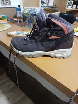 Woman tracking shoes