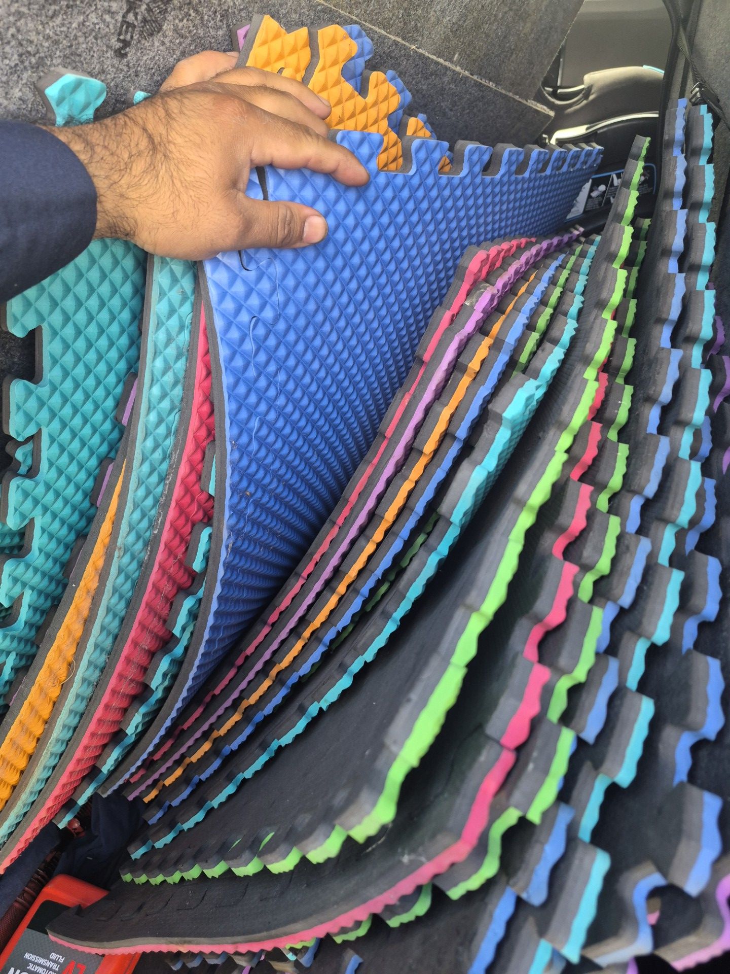 Foam mats gym