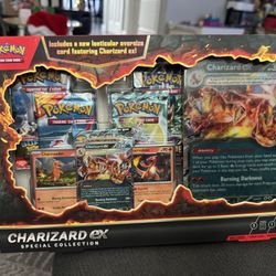Charizard Ex Special Collection Box Pokemon Cards 