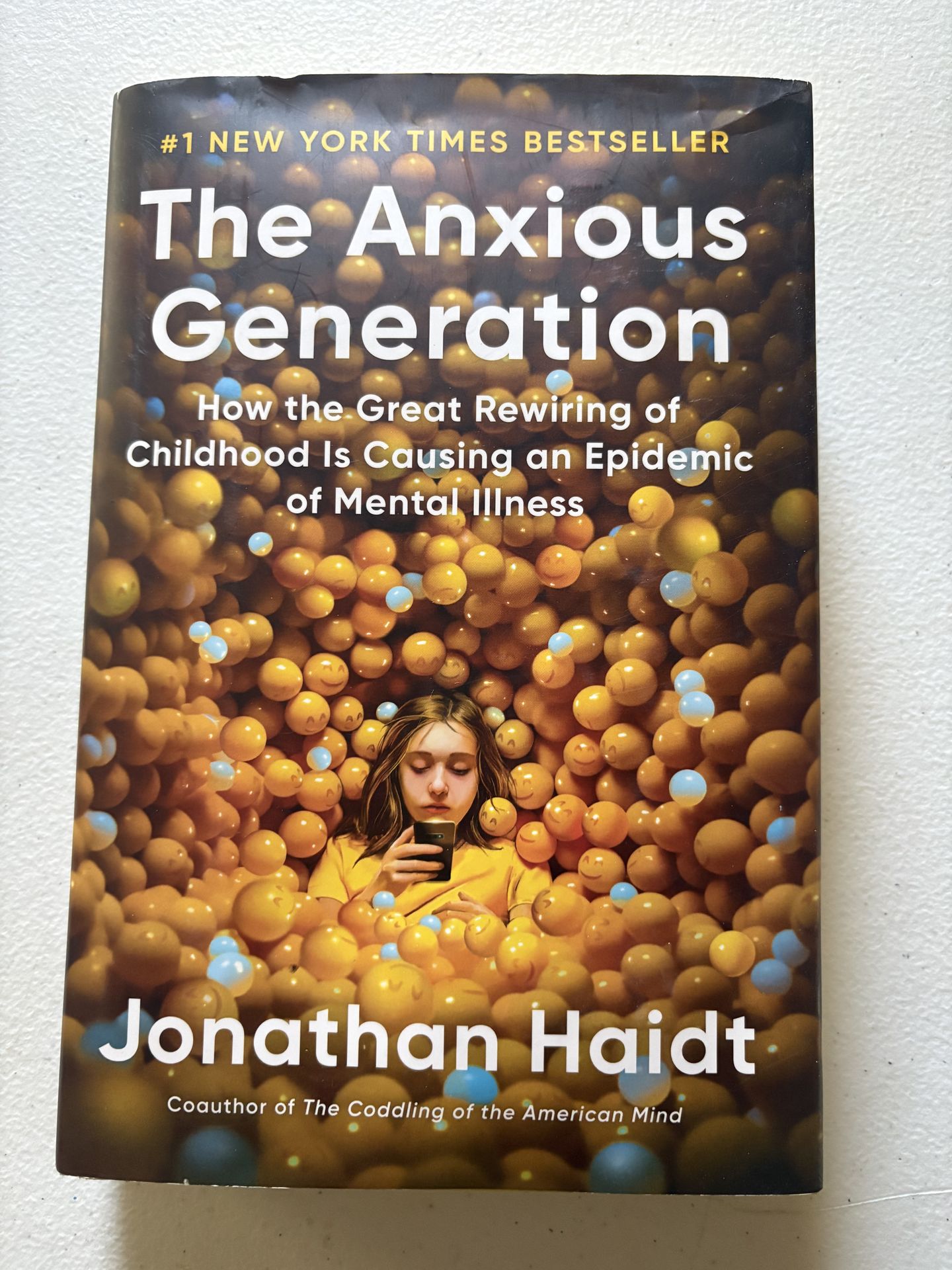The Anxious Generation Hardcover Book