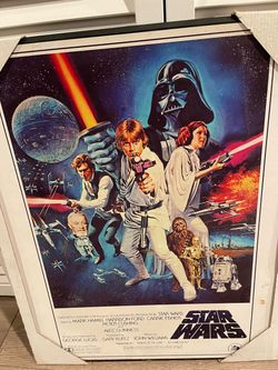 Star Wars Original Movie Poster Framed