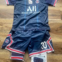 NWT Lionel Messi #30 Jersey Shirt And Shorts