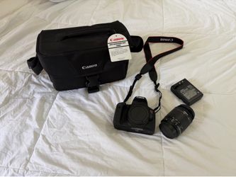 Canon Eos Rebel  t6i Camera, Like New!