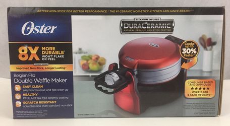 Oster double clearance flip waffle maker